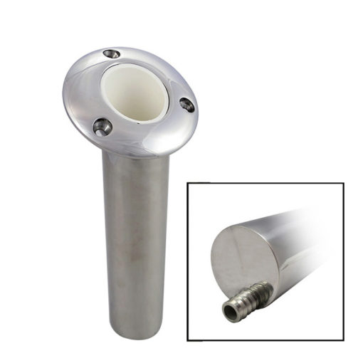 30 degree flush mount rod holders, stainless steel flush mount,fishing rod  holders